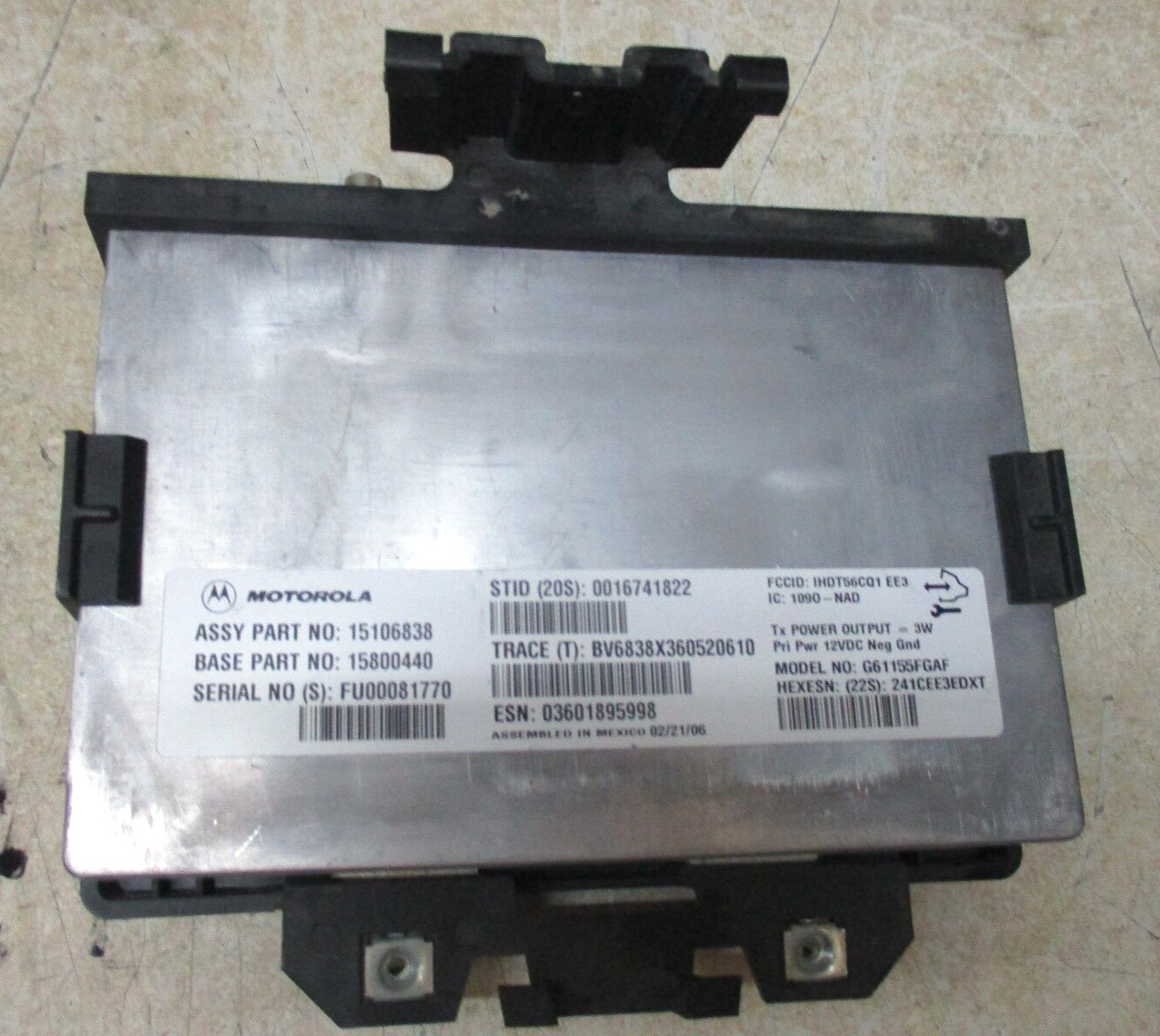 15106838 New 07 08 09 10 GM Chevrolet Onstar Communication Control Module OEM