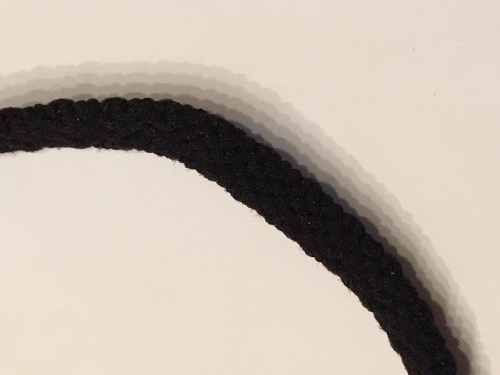 4 MM X 5 M Black Elastic Drawstring Elastic Boil-Proof E.g. Rubber for Masks