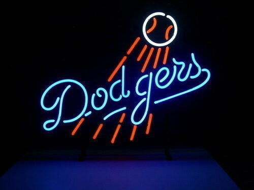 17"x14" Los Angeles Dodgers Bar Neon Sign Light Lamp Visual Beer Artwork L224