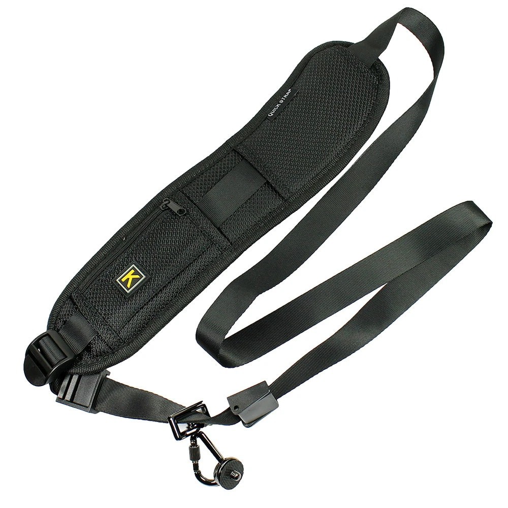 1PC Rapid Camera Shoulder Belt Sling Black for DSLR Digital SLR Camera