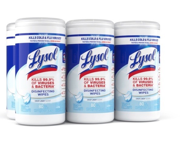 Clorox Disinfecting Bleach Free Cleaning Wipes Crisp Linen 80 Count  Lot Of 6