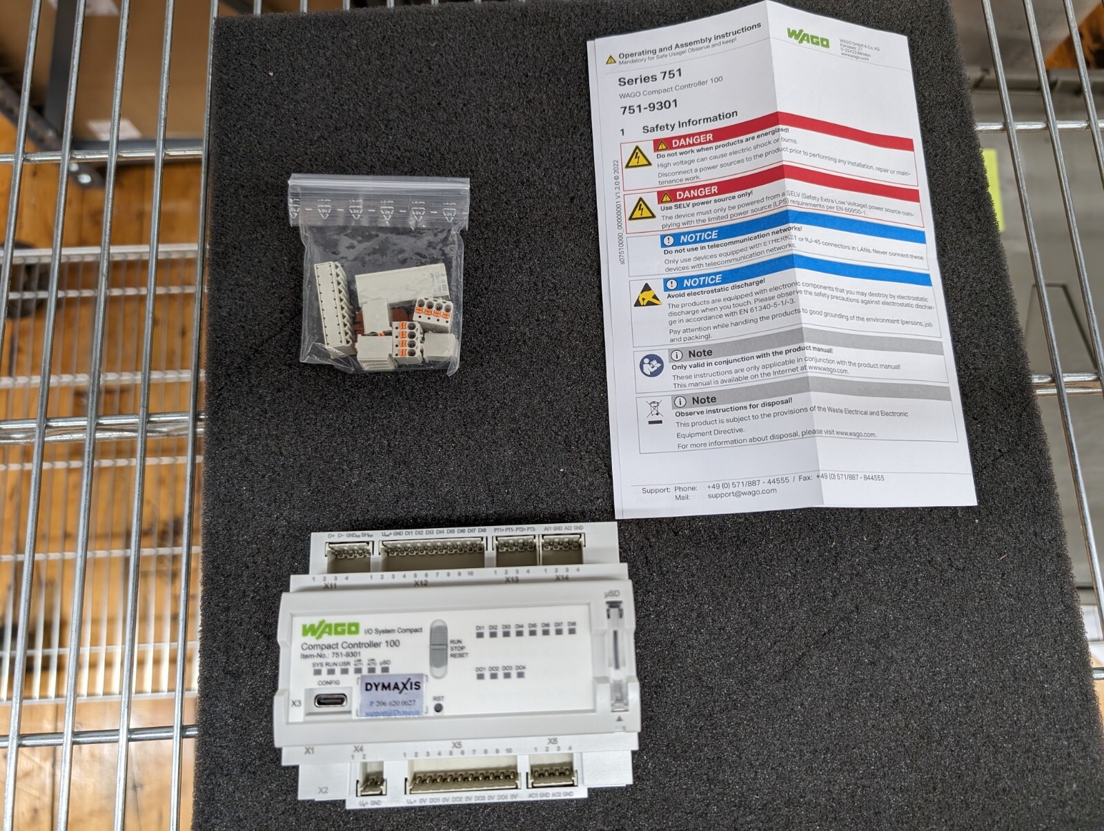 New, Wago, 751-9301, COMPACT CONTROLLER 100, 8DI 4DO