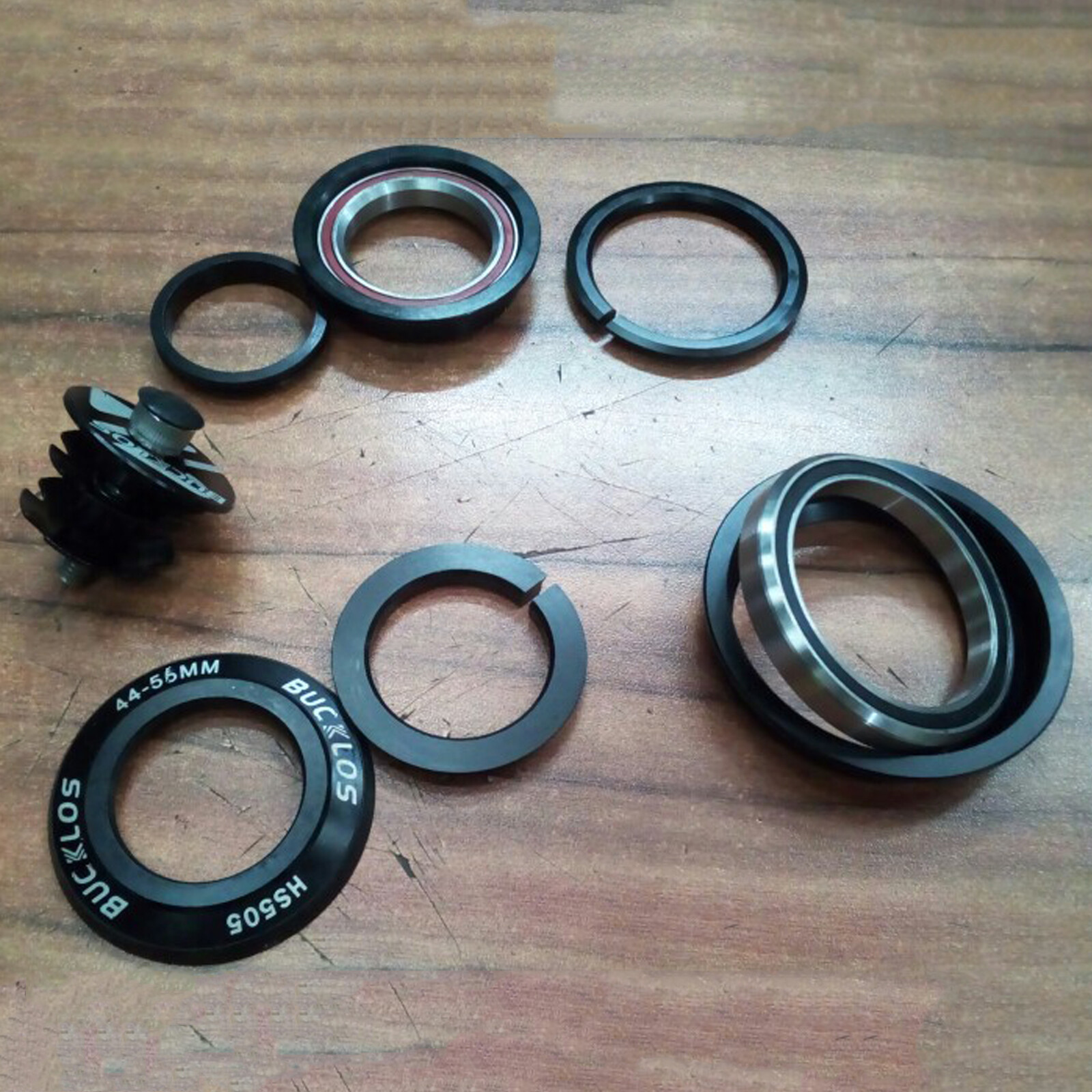 BUCKLOS 44-56mm Sealed Bearing Headset MTB Road Bike for Tapered Fork Frame Part