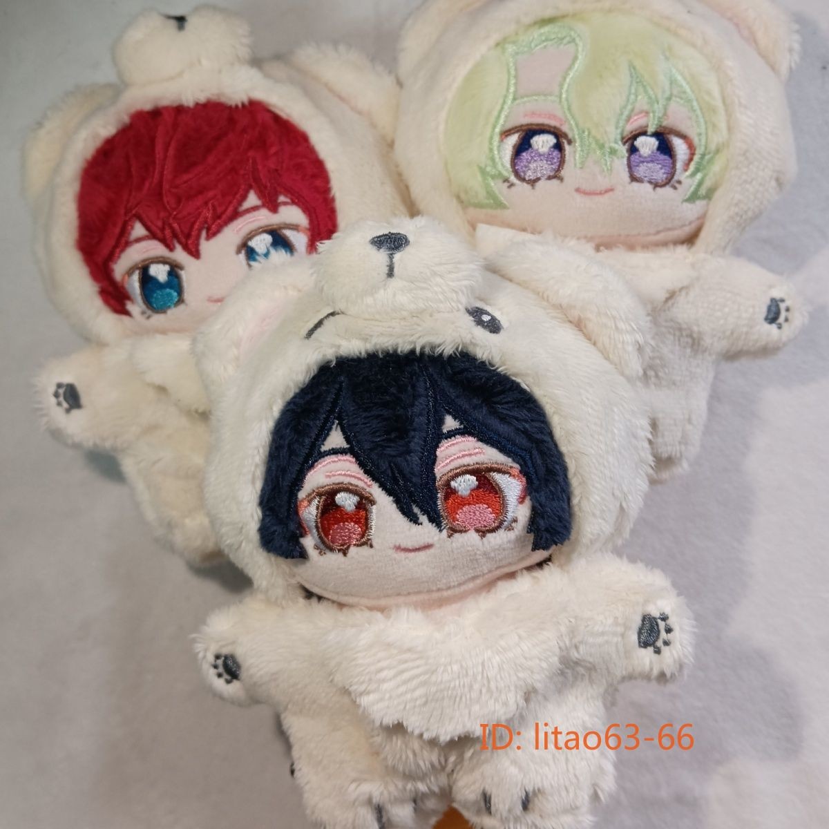 12cm Ensemble Stars Tomoe Hiyori Sakuma Ritsu Amagi Hiiro Plush Doll Pendant Toy