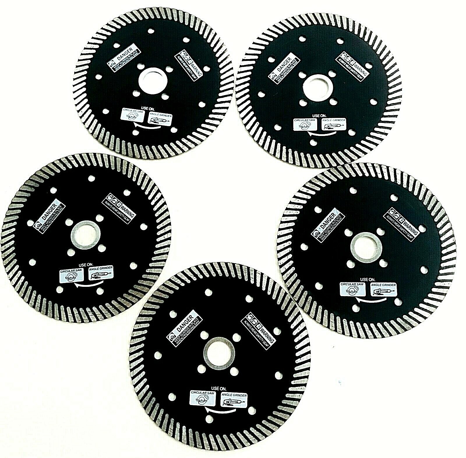 5" Diamond Blade Granite Sandstone marble Allow flush cutting with flush mount