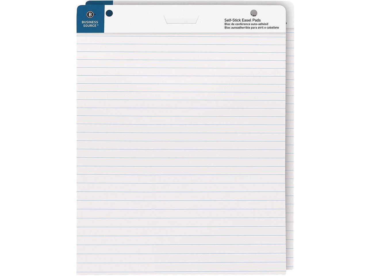 Bus. Source Lined Self-stick Easel Pads