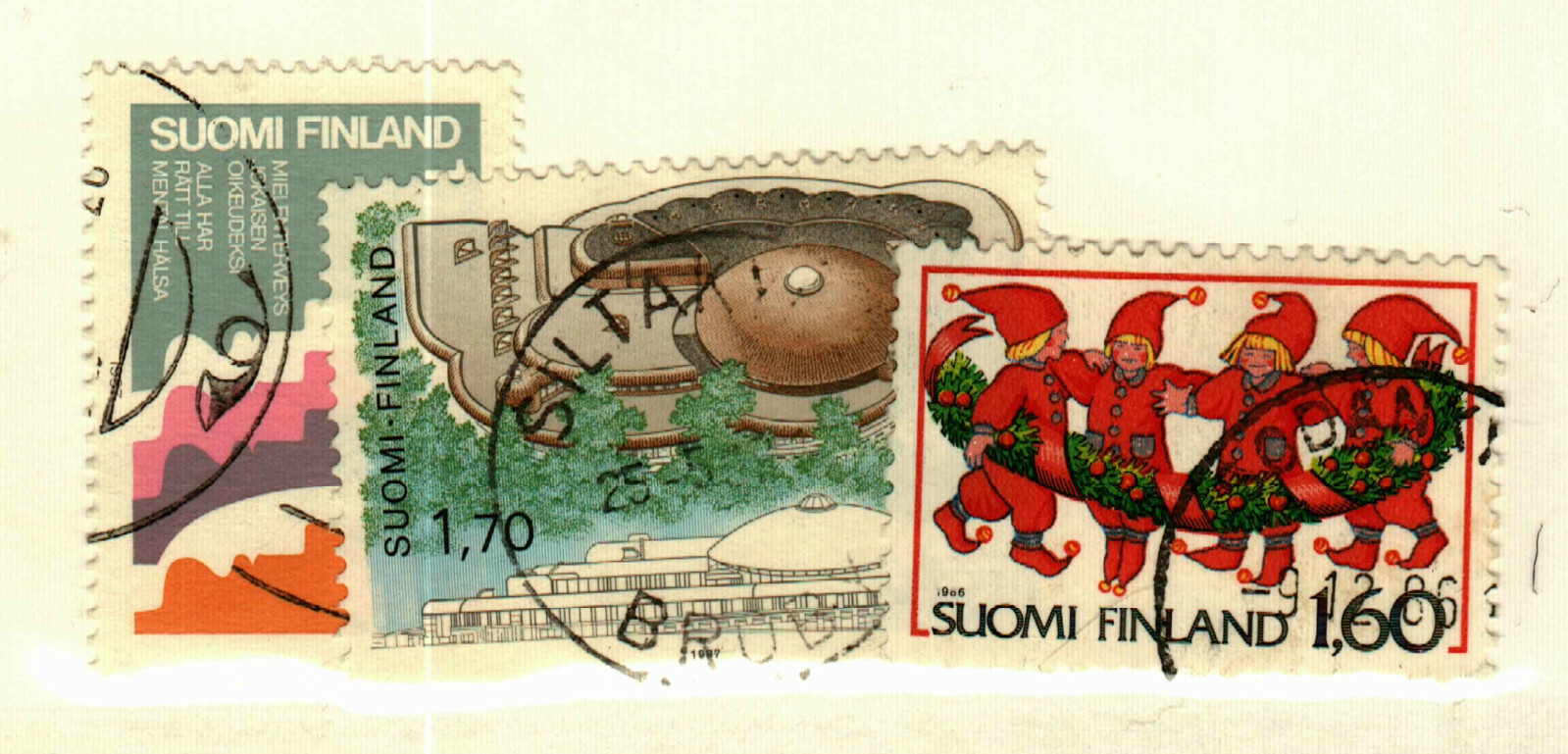 Finland #754,756,746 used