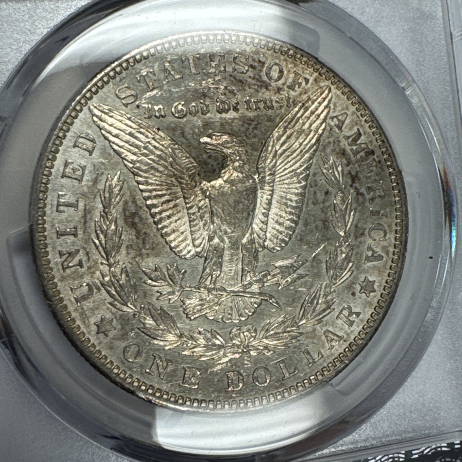 1900-S $1 Morgan Silver Dollar PCGS AU58