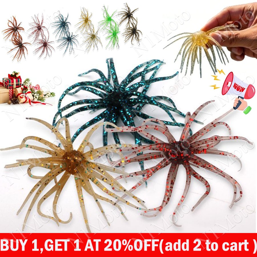 Soft Fishing Lures Sea Urchin Shape Baits Topwater Fishing Lure 1.7g ~20%OFF