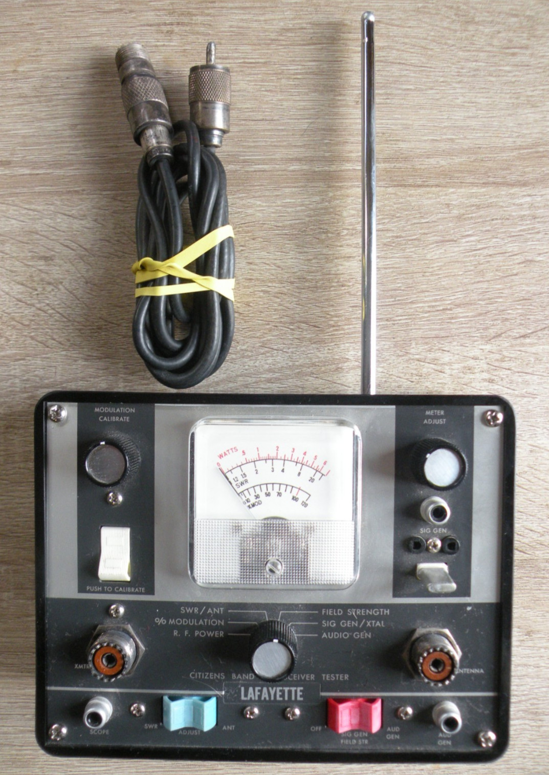 Vintage Lafayette Citizen's Band Transceiver Tester - UNTESTED PARTS DISPLAY