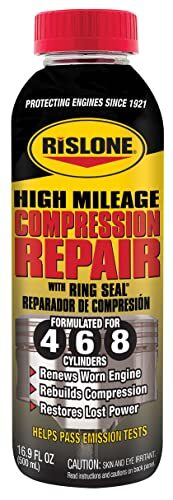 Bar's Leaks 4447 Rislone High Mileage 4 6 8 Compression Repair, 16.9 oz.