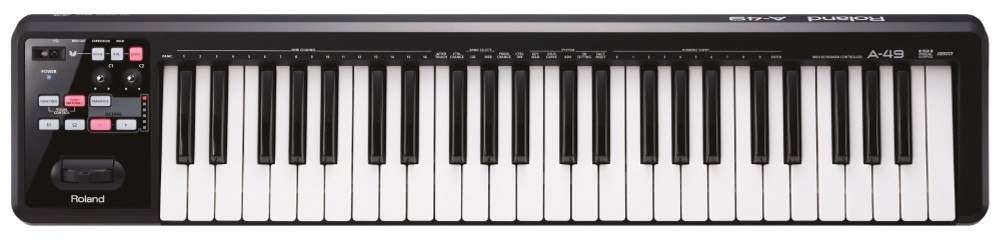 Roland A-49 MIDI Keyboard Controller Black