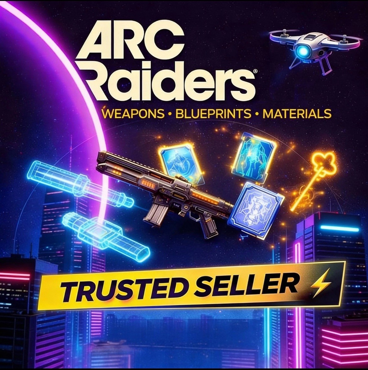 Cheapest Arc Raiders Blueprints/Coins/Keys/Items/Materials.  DO NOT OVER PAY!!