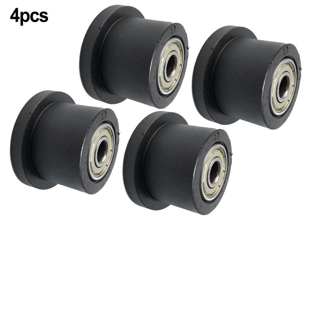 Rowing Machine Seat Roller Wheels 4pcs for High Intensity Training