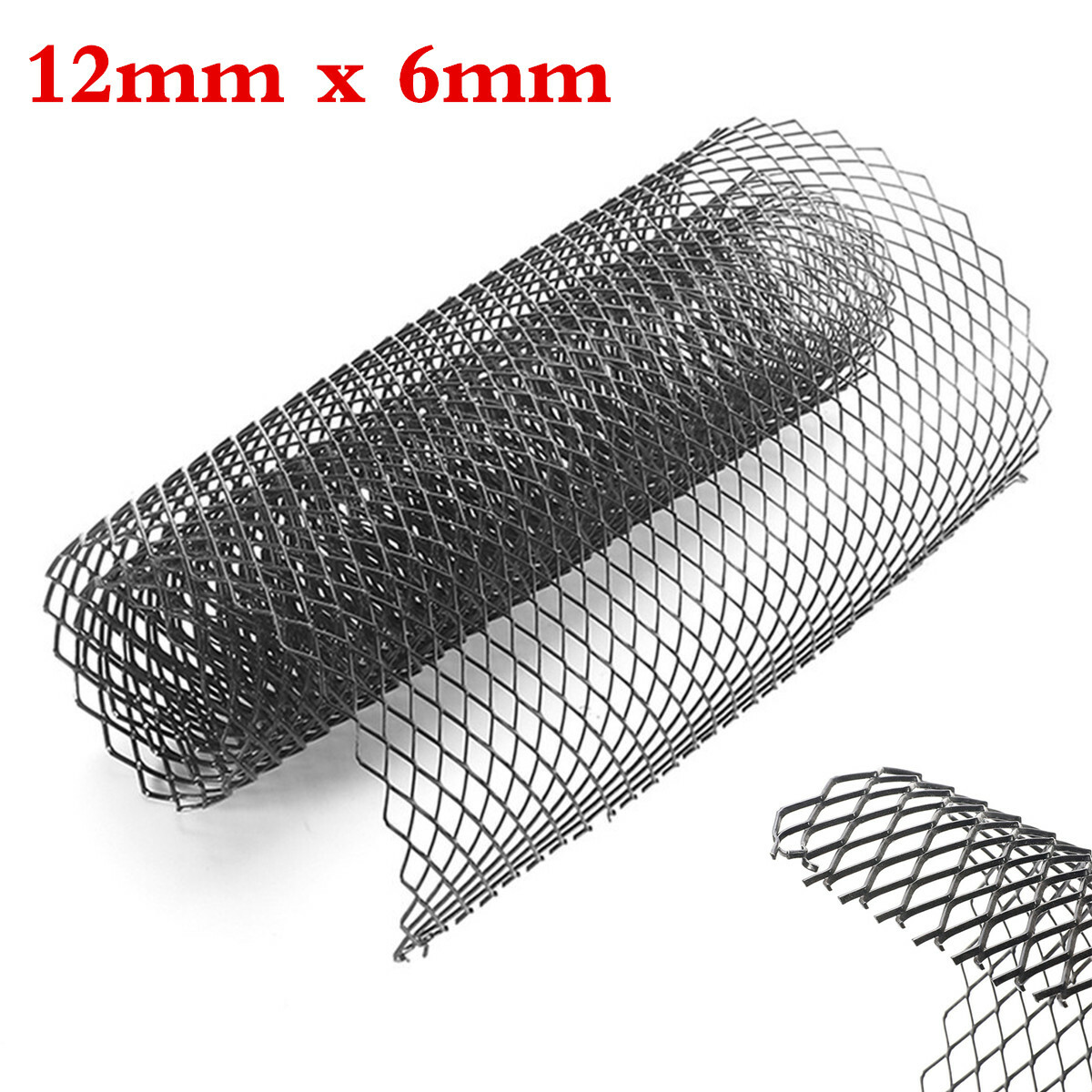 Front Intake Grille Net Aluminium Rhombus Mesh For Car Bumpe Fender Hood Vent