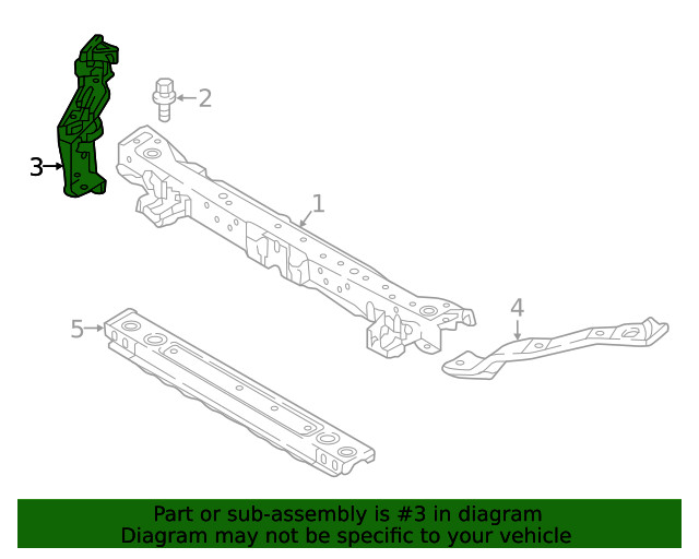 Genuine Mitsubishi Bracket 5256C110