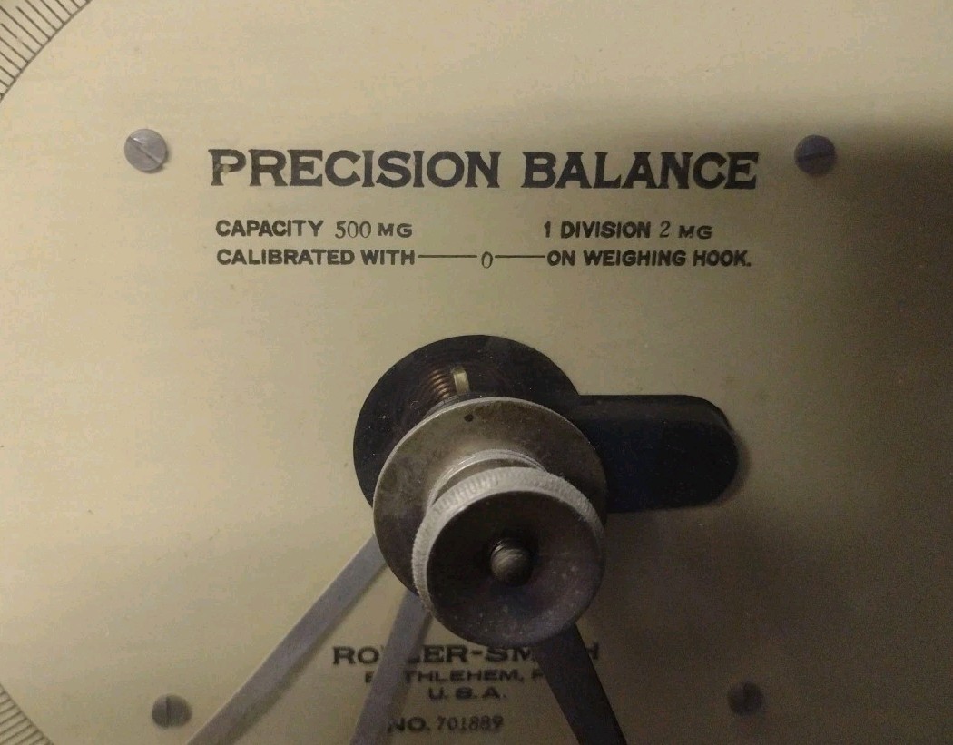 Precision Balance Scale Roller Smith NO 701889