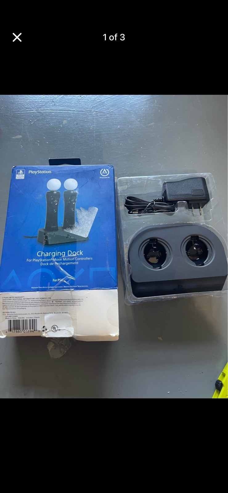 PowerA Charging Dock for PlayStation VR Move Motion Controllers - PSVR -...
