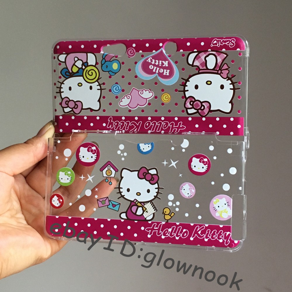 Cute Sanrio Hello Kitty Polka Dot Case for Nintendo 3DS Protective Cover shell