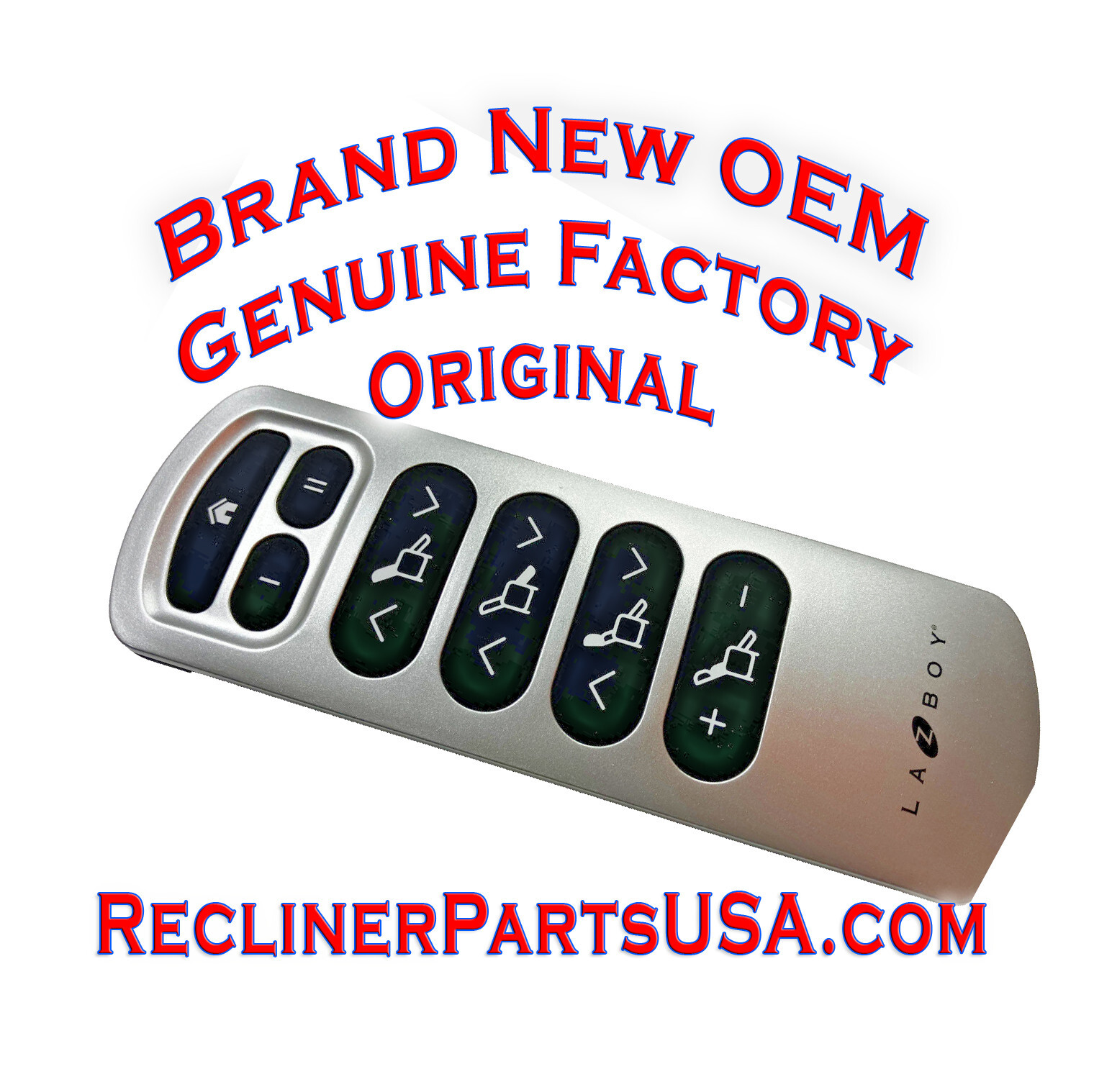BRAND NEW! La-Z-Boy 10.000186 Wireless Recliner Remote With Lumbar Button