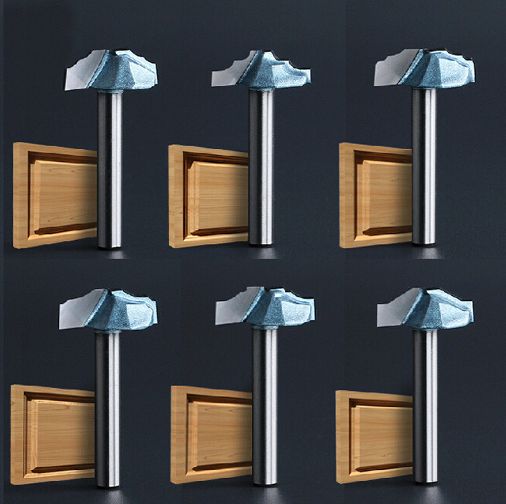 6Pcs/Set High Guality Trimmer CNC Engraving Router Bit Chamfer Carving Tools