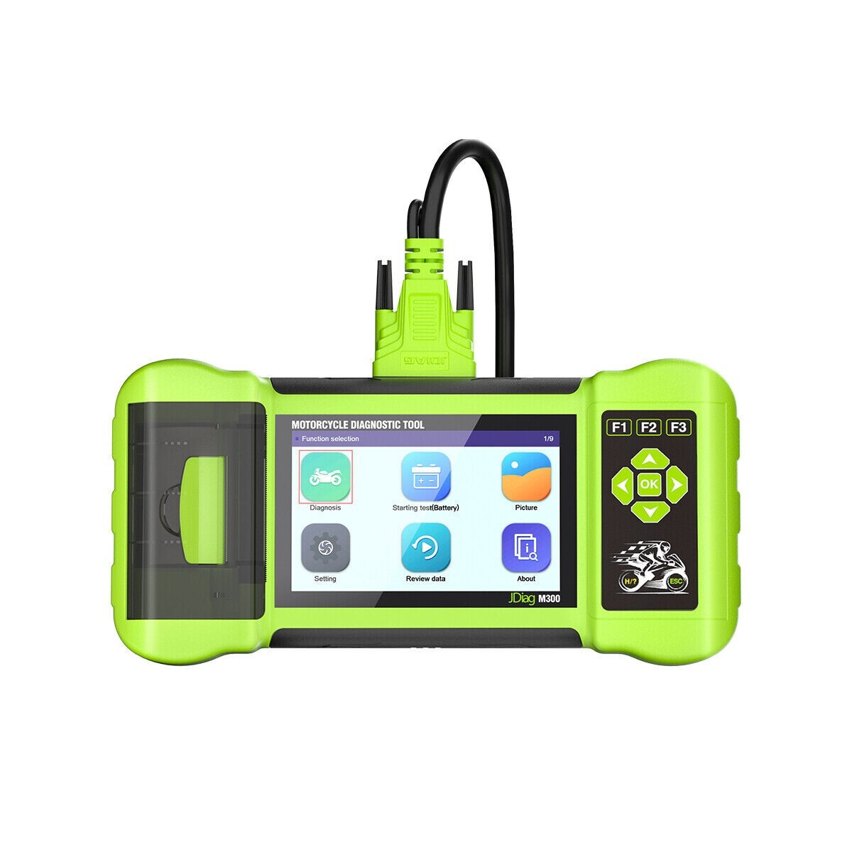 JDIAG Motorcyle Diagnostic Scanner All System OBD2 Diagnostic Fault Code Reader