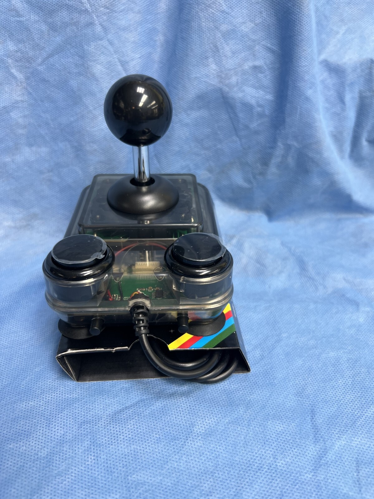 ArcadeR 9-pin (DB9) standard Retro Joystick - Transparent Black