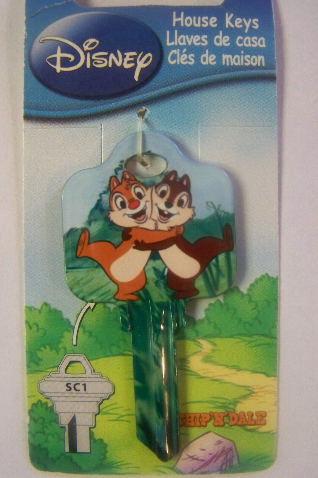 Disney Chip & Dale Schlage SC1 house key blank