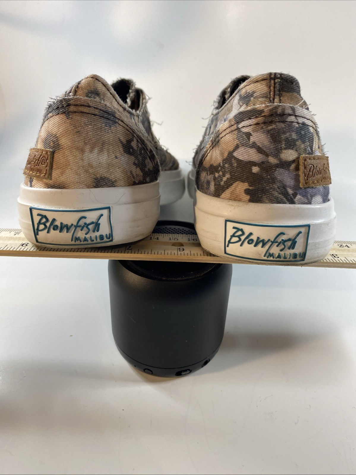 Blowfish Women's Size 7 Marley Floral Camo Canvas Sneaker Shoes Distressed
