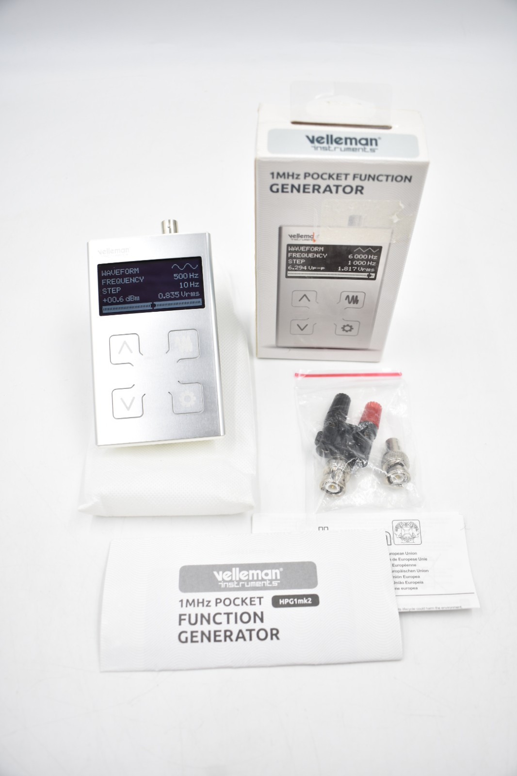 Velleman 1 MHz Pocket Function Generator MK2 HPG1MK2