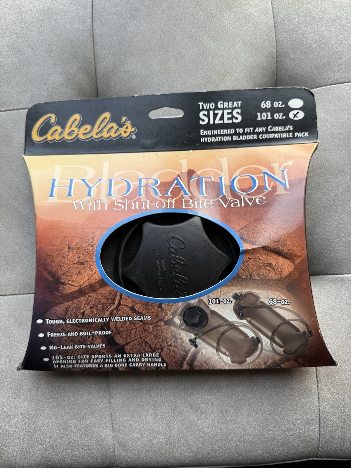 Cabela’s Hydration Bladder W/Bite Valve 101oz Freeze & Boil Proof Hiking Gear