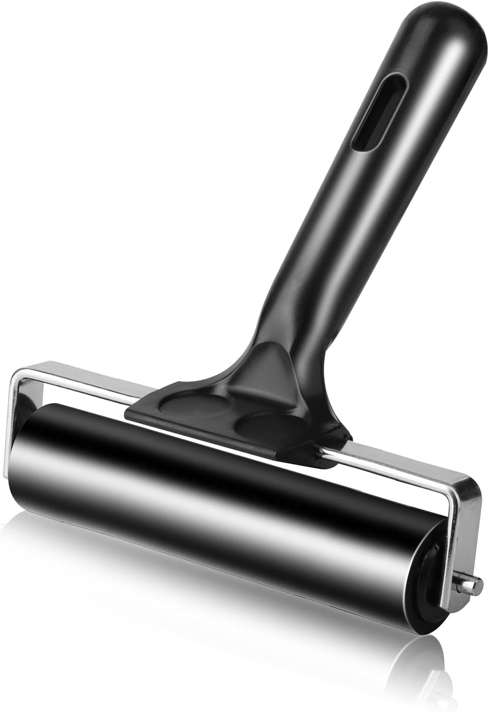 6 Inch Rubber Roller Tool, Rubber Brayer Roller for Printmaking by