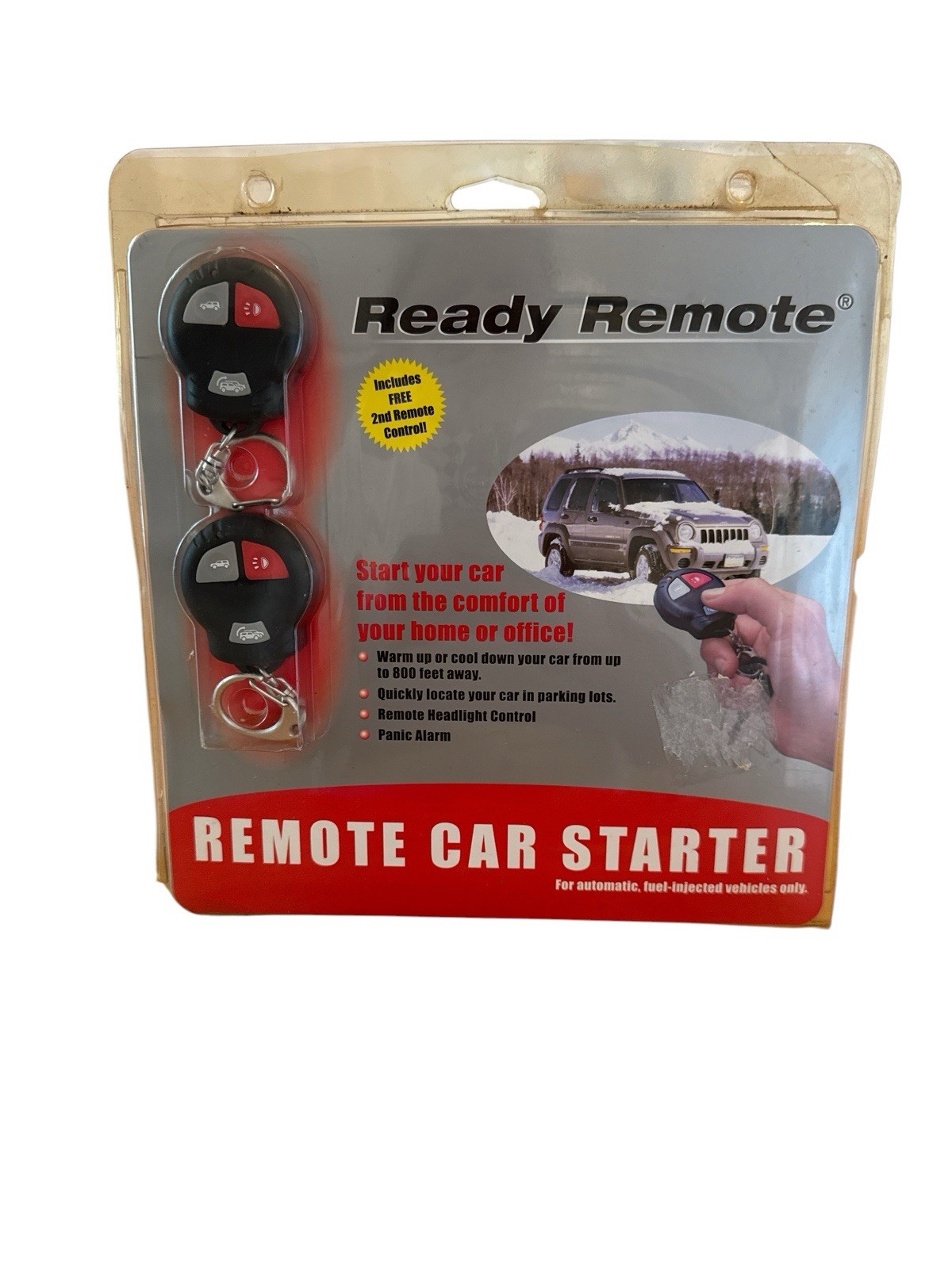 Ready Remote- Remote Car Starter Kit Mod# 23926 New Old Stock Design Tech Int
