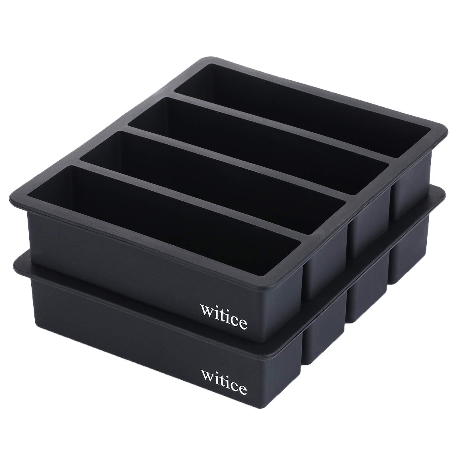 Silicone Ice Cube Trays Large for Whisky(2-Pack) - Butter Mold,With Easy Rele...