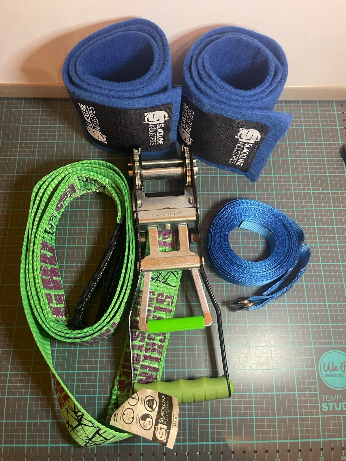 Slack Line Industries Aggro Line High-Performance Slackline Kit Incomplete