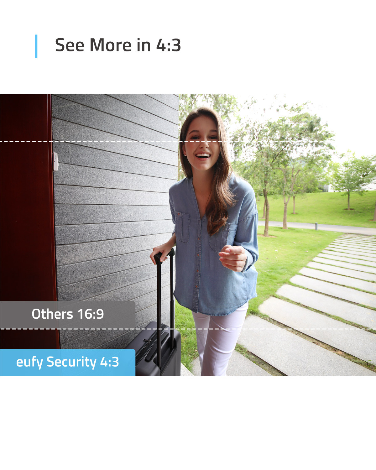eufy 2K Smart Video Doorbell Security Camera Human Detection Wi-Fi Chime|Refurb