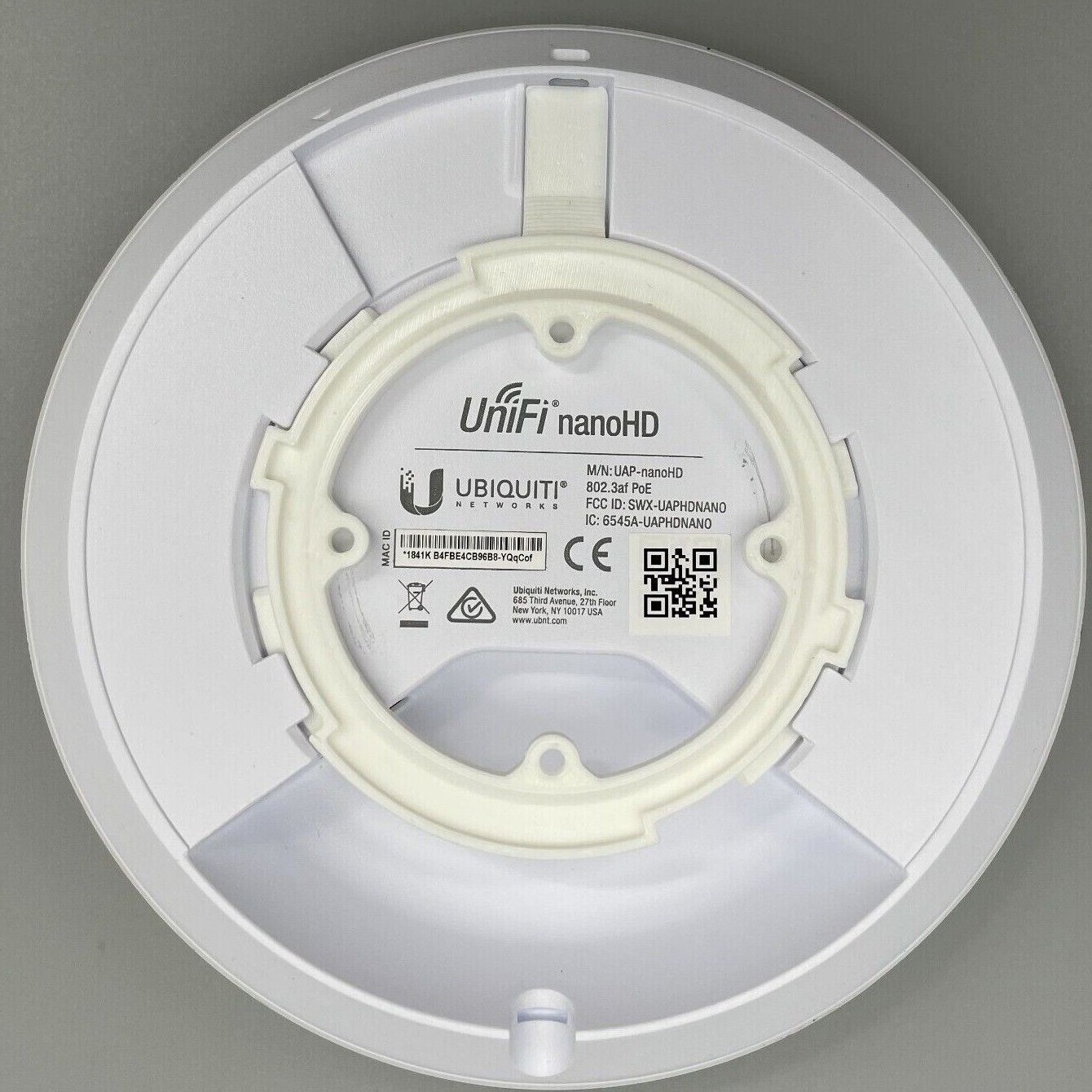Unifi U6+, U6-Lite, U7-LR, U7 Lite Ceiling Replacement Mounting Bracket Ubiquiti