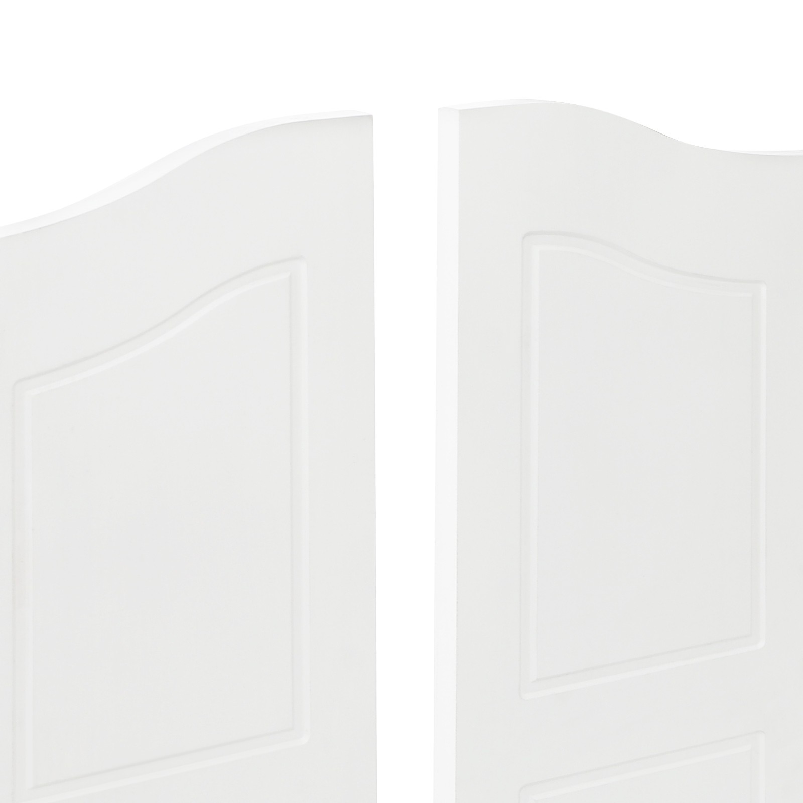 91x107cm Solid Wood Door Partition Door for Shop Entrance Partition White