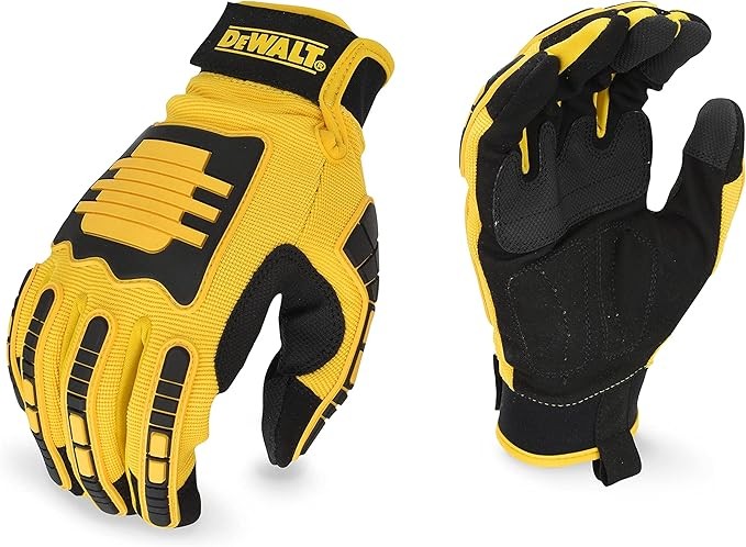 Radians DPG781M DeWalt DPG781 Performance Mechanic Work Glove, Yellow - Size M
