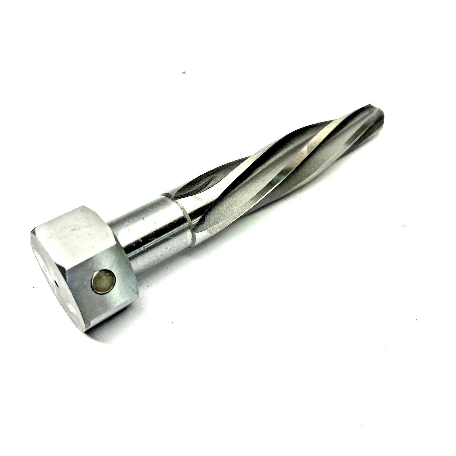 HSS M2SPIRAL FLUTE ALIGNING REAMER MAGNETIC HEX SHANK 15/16 X7" OAL X 5"FL
