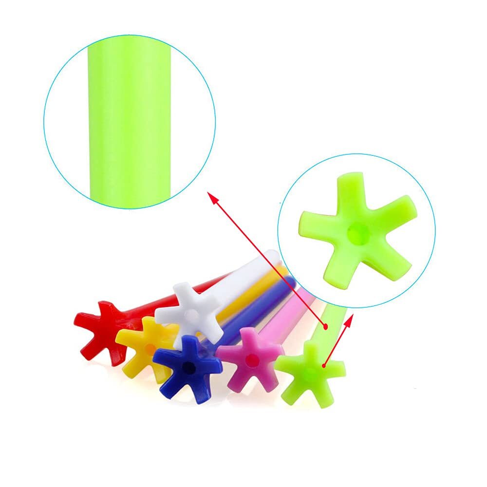 100PCS 2-3/4 Inch Professional Plastic Golf Tees Assorted Colors Bulk Pack