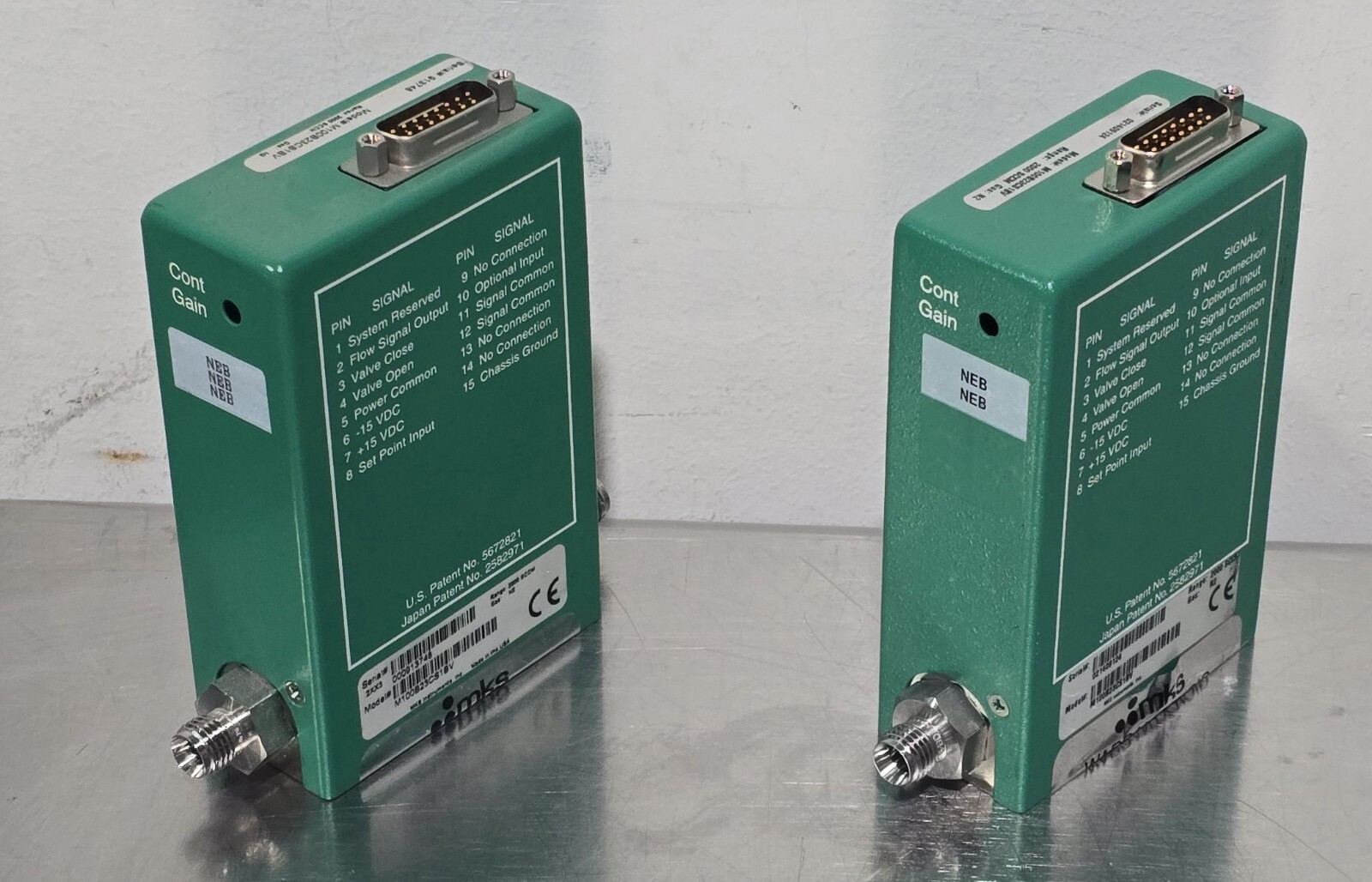 MKS M100B23CS1BV 2000 SCCM N2 Mass-Flo Controller