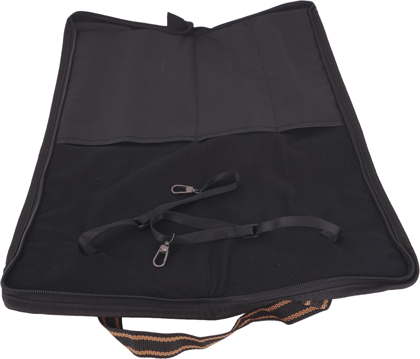 Pearl Orange and Blk Logo Stick Bag