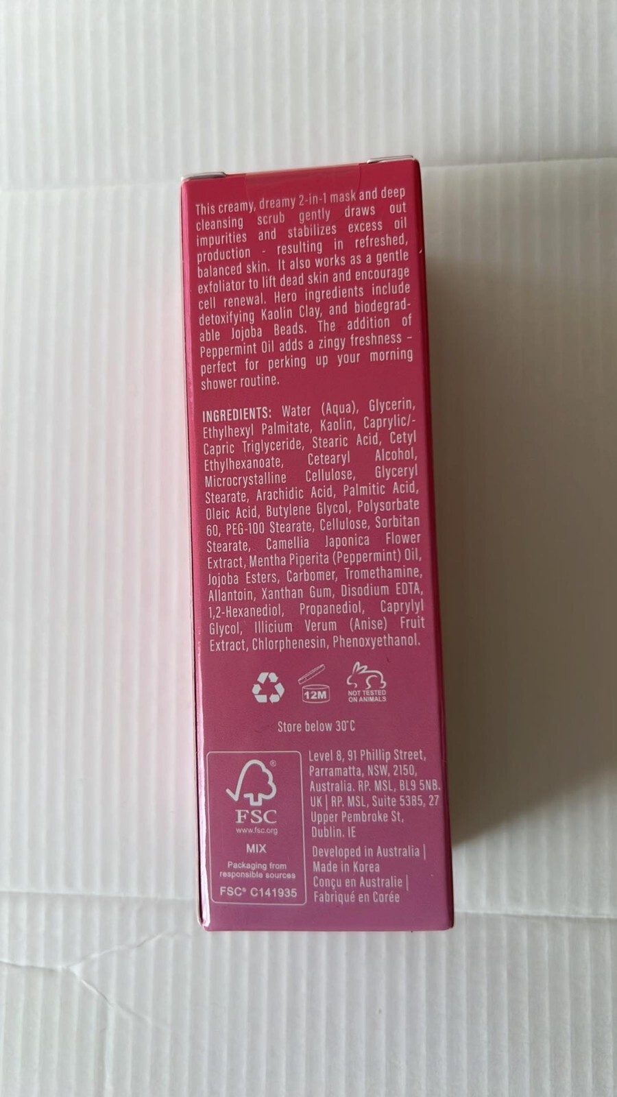 EXFOLIANT GENERATION QUICK FIX N CHILL 2 in 1 MASK+SCRUB 50 mL