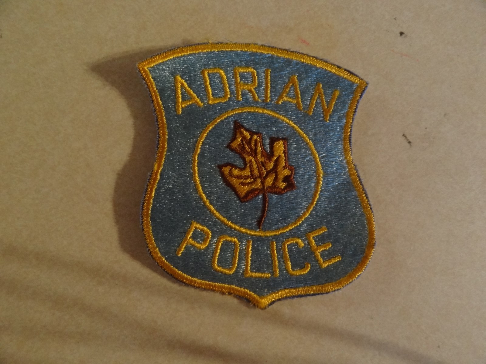 LAW ENFORCEMENT PATCH ADRIAN POLICE