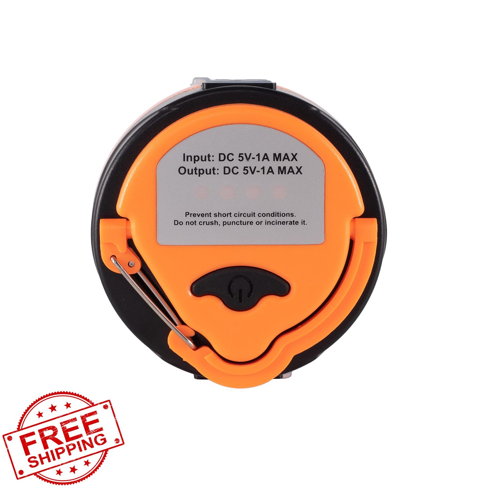 LIT-PaTH Small Orange Lantern 1-Pack