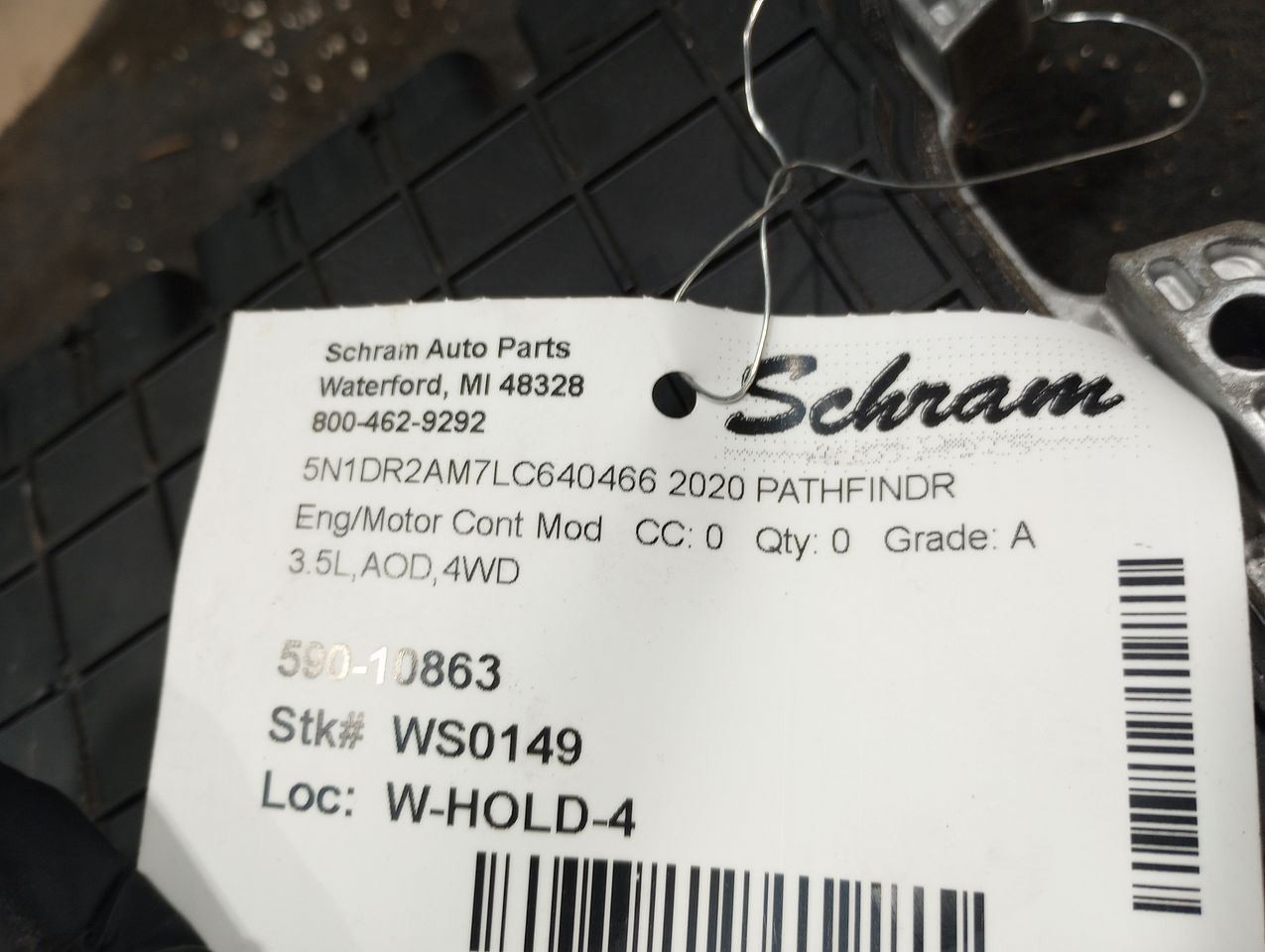 Engine ECM Electronic Control Module 3.5L 6 Cylinder Fits 20 PATHFINDER 3013432