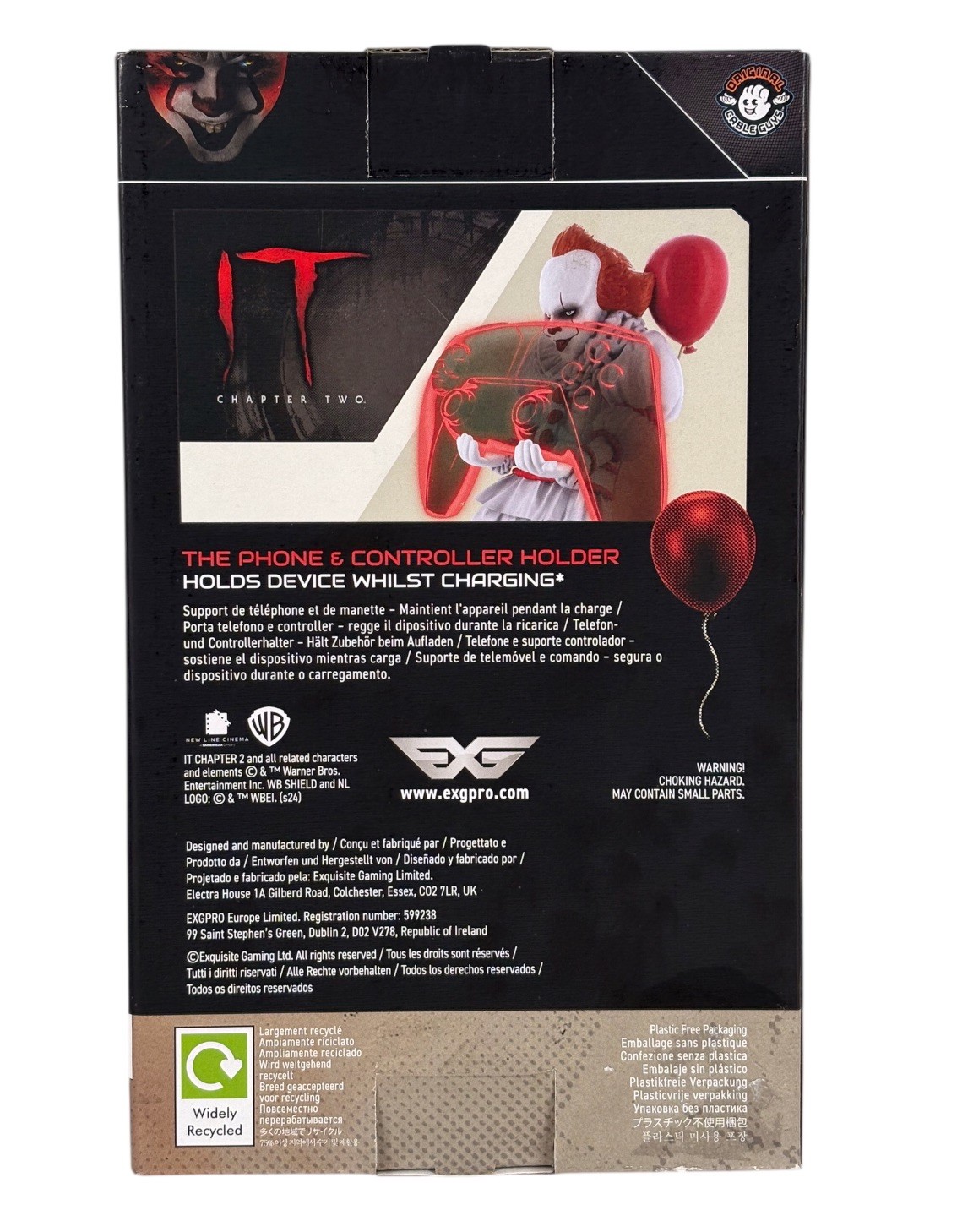 IT Chapter 2 Pennywise Phone And Controller Holder By Original Cable Guys