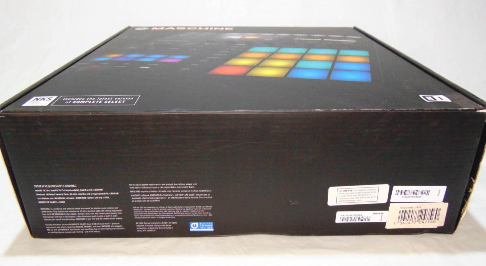 * BOX ONLY * MASCHINE MK 3 Production & Performance System