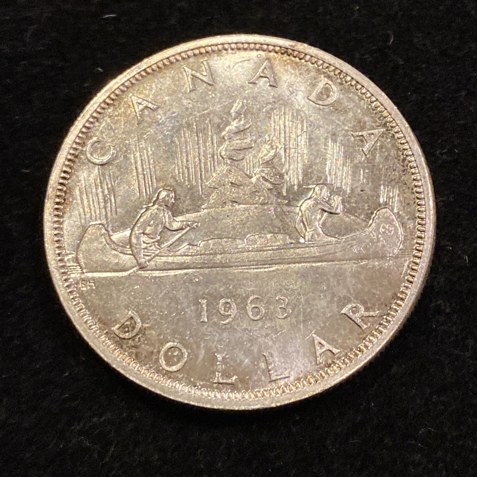 1963 Canada Silver Dollar .800 Fine .600 ASW